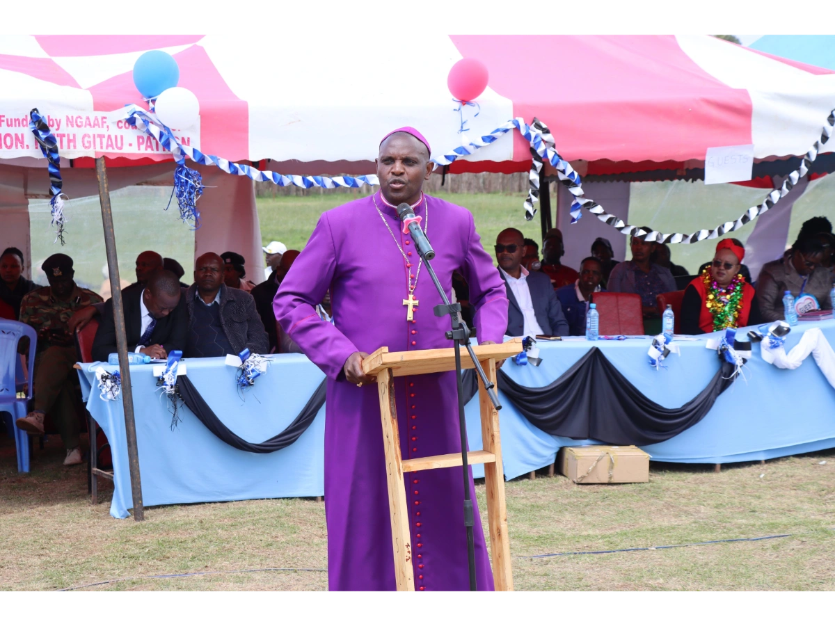 Bishop Ngoya Presiding over the 2025 AGM