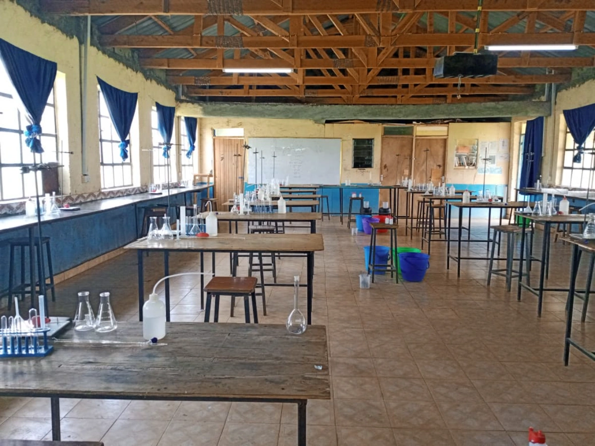 Science Laboratory in preparation for a Practical